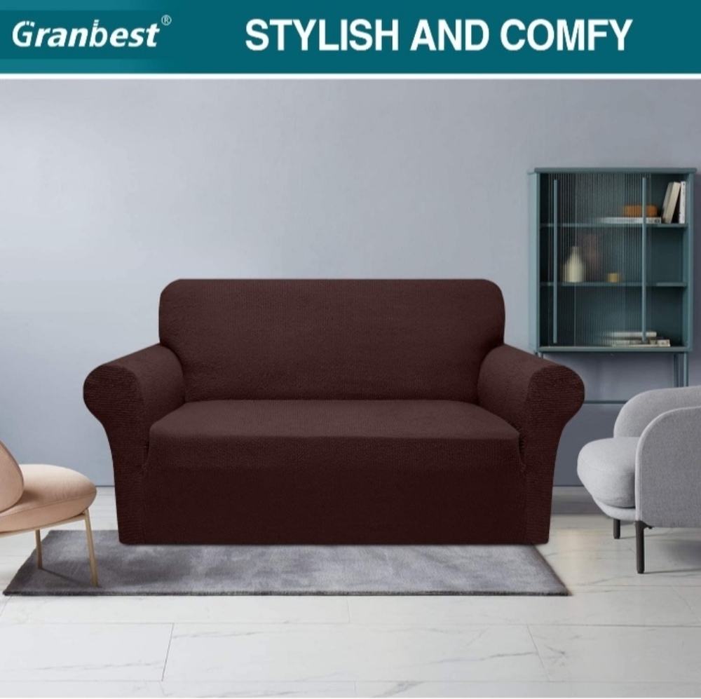 NEW  1-Piece Sofa Cover- (High Stretch & Soft Fabric)